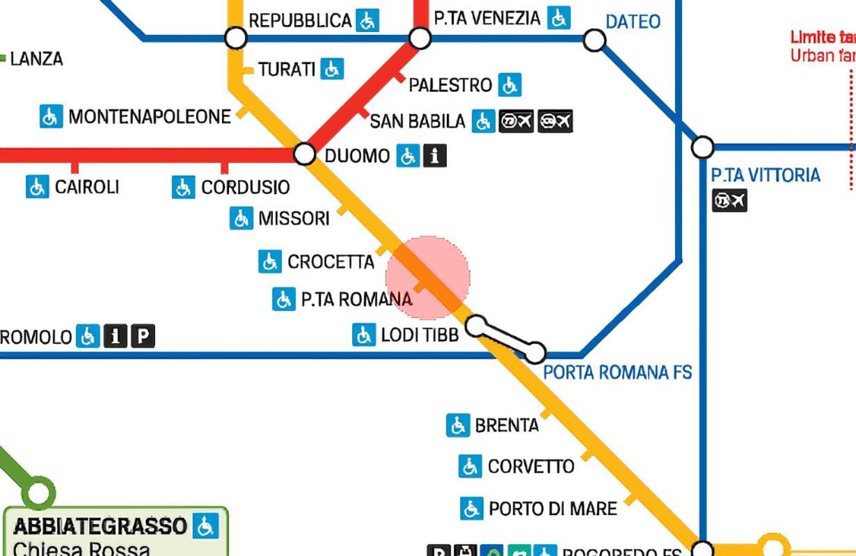 - Porta Romana Newly 2 Bedrooms With 2 Bathrooms Subway Metro 3 Stops To Duomo Apartment
